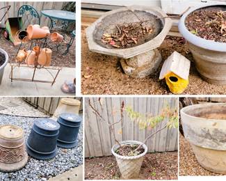 Planters and pots. All shapes and sizes an materials