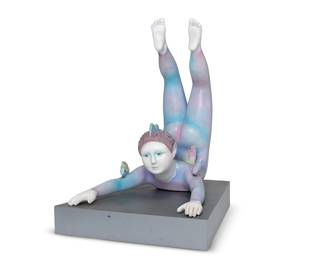 2026
Sergio Bustamante
b. 1949
Fish Boy
Painted ceramic set on wood base
Edition: 44/100
Signed and numbered
Figure: 30.5" H x 23" W x 27" D; plinth: 5" H x 26" W x 30" D
Estimate: $800 - $1,200