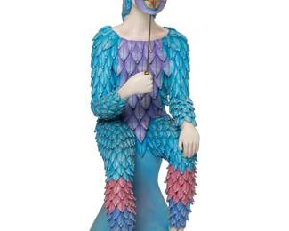 2027
Sergio Bustamante
b. 1949
Bird Man
Painted ceramic
Edition: 21/25
Signed and numbered to neck
49.5" H x 16.5" W x 32" D
Estimate: $2,000 - $4,000