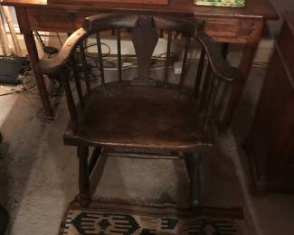 Vintage office wooden chair