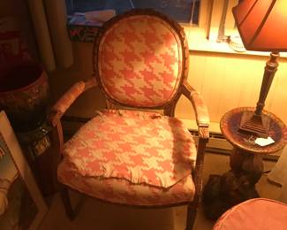 Upholstered  French Chair.