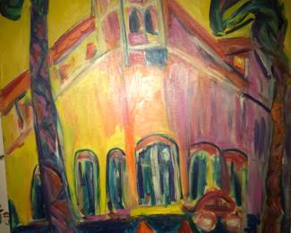 Unframed Oil Painting.