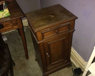 Wood Antique Night Stand.