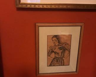 Framed Illustration.