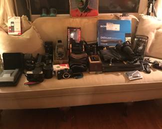Old Cameras and Misc accessories  