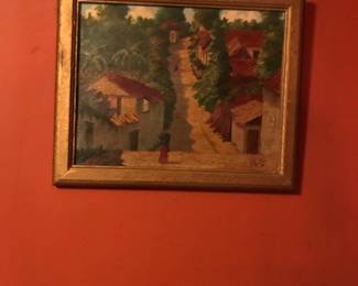  Oil Painting  Signed:   J Montaro