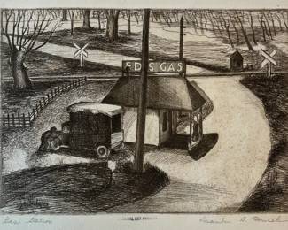 Frank Fousek, Federal Art Project stamp (Cleveland)