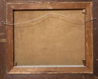 Reverse side Gaertner, 22x18" canvas