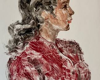 Clyde Singer (monoprint)