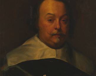 1125
18th Century Spanish School
Portrait Of A Man
Oil on canvas
Unsigned
23.5" H x 19" W
Estimate: $800 - $1,200