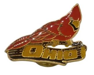 Lot 048   0 Bid(s)
Red Cardinal Ohio Pin