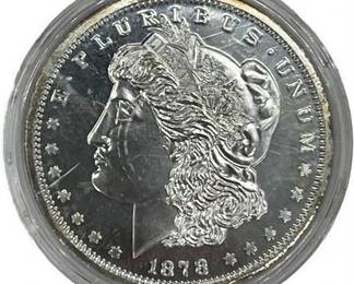 Lot 520   0 Bid(s)
1878 US Morgan Dollar Fantasy Collector’s Coin