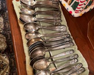 Silver plate president spoons