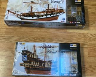 Model Ship Kits Ocio Creative Golden Hind And Beagle New in Box