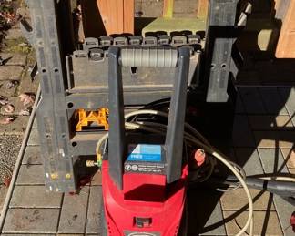 1700 Psi Pressure Washer And Sawhorses