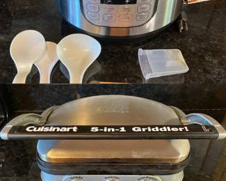 Instant Pot and Cuisinart 5in1 Griddler