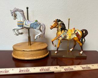 Native Dancer By The Trail Of Painted Ponies Collectible Figurine And Horse Music Box