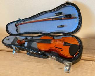 Violin With Bow And Case