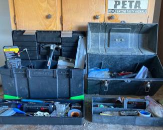 Tool Boxes Hand Tools And Drill
