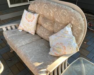 Patio Loveseat Chairs And Table