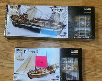 Model Ship Kits Ocio Creative Polaris And Terror Boat New in Box