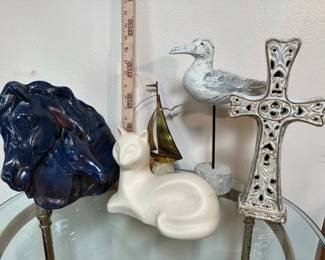 Collection Of Modern Sculptural Art Decor Pieces