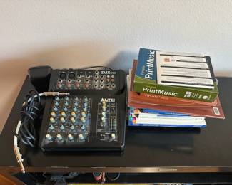 Alto Professional ZMX862 Audio Mixer And Audio Materials