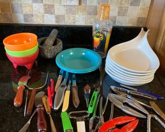 Fiesta Time crab claw crackers salsa dishes and more