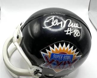 Lot 175   10 Bid(s)
Jerry Rice Signed Super Bowl XXIX Mini Helmet