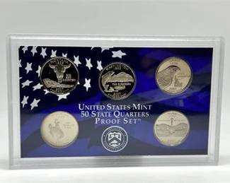 Lot 149   1 Bid(s)
2007 United States Mint 50 State Quarters Proof Set