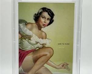 Lot 012   5 Bid(s)
1952-54 Exhibit Sure To Click Calendar Girls II PSA VG 3