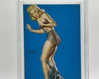 Lot 026   6 Bid(s)
1952-54 Exhibit A Pleasing Discovery Calendar Girls II PSA EX 5