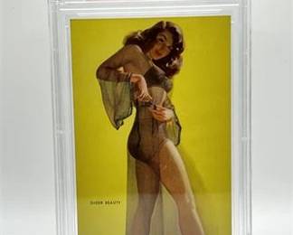 Lot 011   5 Bid(s)
1952-54 Exhibit Sheer Beauty Calendar Girls II PSA EX-MT 6
