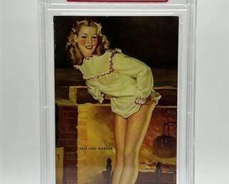 Lot 027   4 Bid(s)
1952-54 Exhibit Fair and Warmer Calendar Girls II PSA VG-EX 4