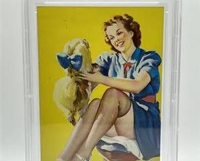 Lot 031   4 Bid(s)
1952-54 Exhibit A-Peek-A-Knees Calendar Girls II PSA VG-EX 4