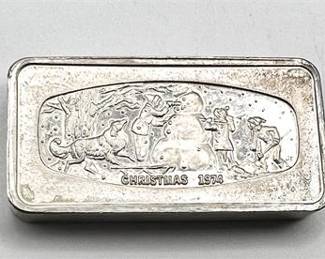 Lot 121   24 Bid(s)
Christmas 1974 Franklin Mint Solid Sterling Silver