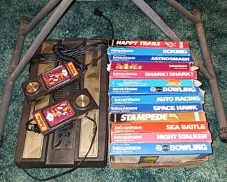 Intellivision Console and Games. Console and Games Untested