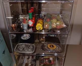 Closer View of Items in Case.