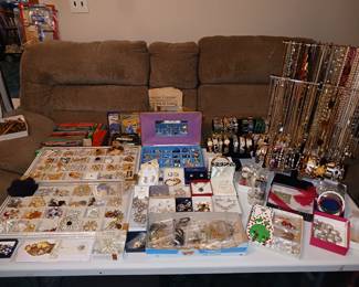 Lots of Jewelry.  Many Sarah Coventry Brand Jewelry 