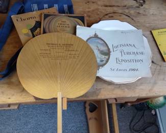 Ephemera including hand fans