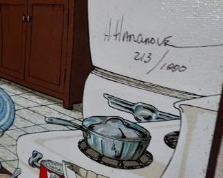 Closeup of Hargrove signature and numbering