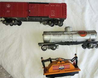 American Flyer train cars