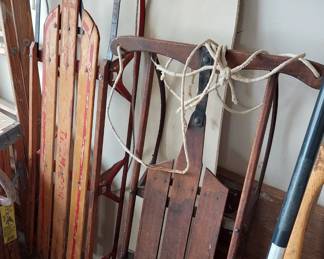Vintage sleds