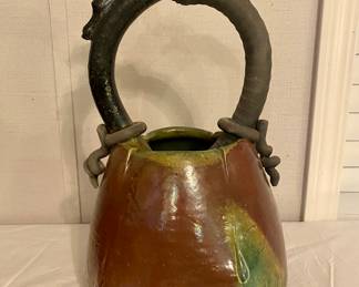 RAKU Art Pottery by TX artist Ron Boling