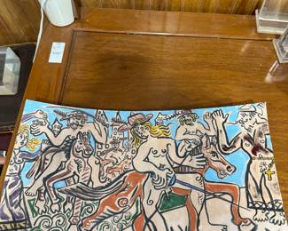 Picassoesque Pottery Tray