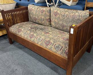 Stickley Couch with Wood Frame 