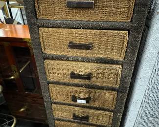 Rattan Chest of Drawers
