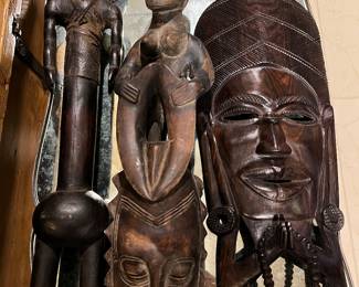 Various Old African Masks