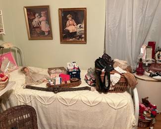 Vintage Shoes, clothes & purses. 