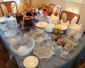 Lots of lovely dishes.